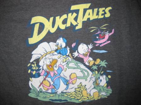 Duck Tales (Dark Grey) - L Shirt